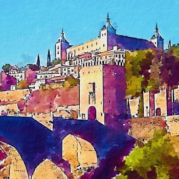 Camino de Santiago del Sureste, etapa 19 de Toledo a Novés atravesando la campiña toledana y pueblos históricos.