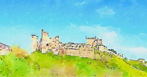 Camino de Santiago del Sureste, etapa 21 de Escalona a Cadalso de los Vidrios atravesando montes y viñedos.