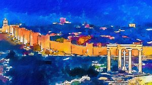 Camino de Santiago del Sureste, etapa 25 de Ávila a Gotarrendura por llanuras castellanas y campos de cereal.